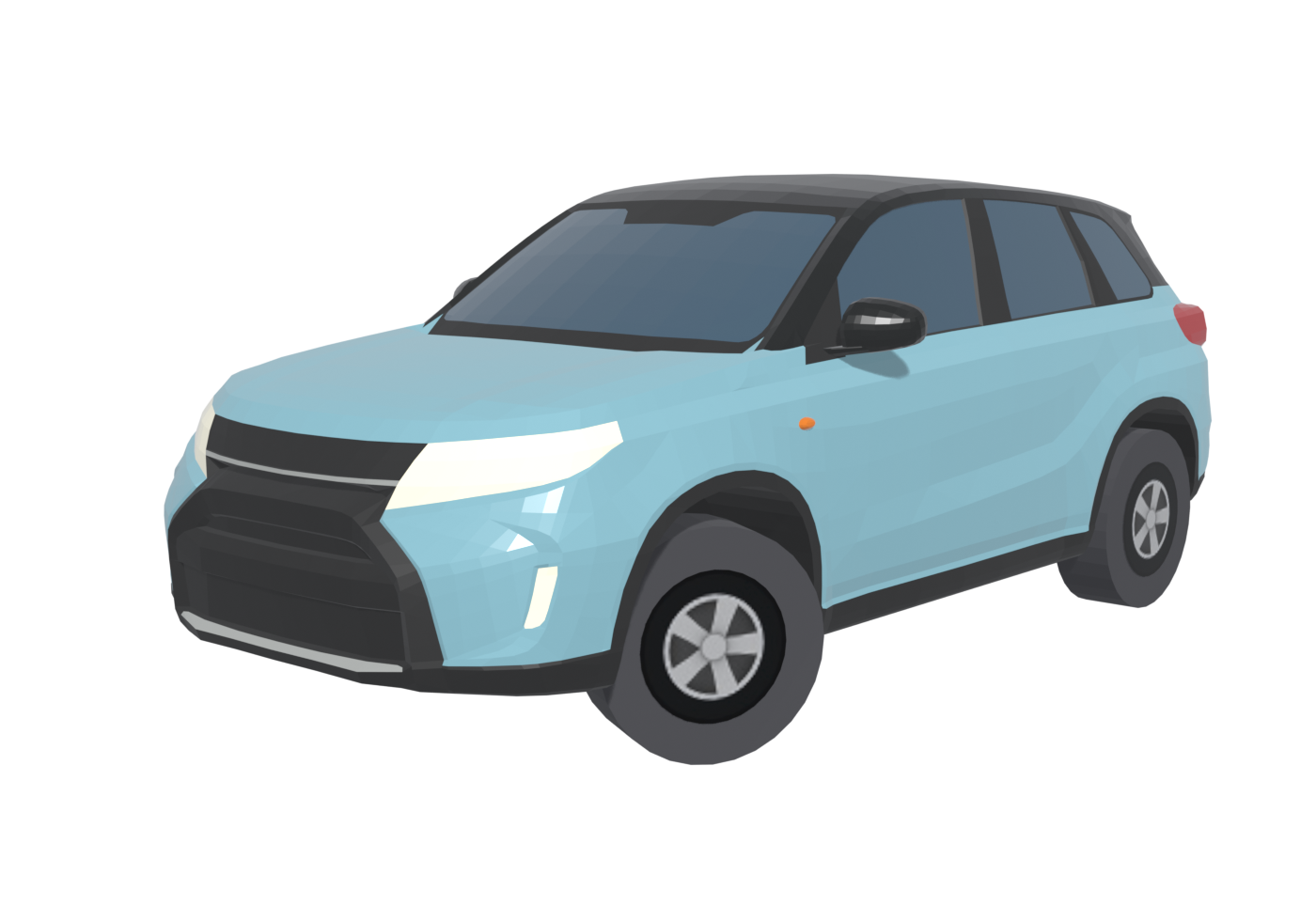 Low-poly urban crossover